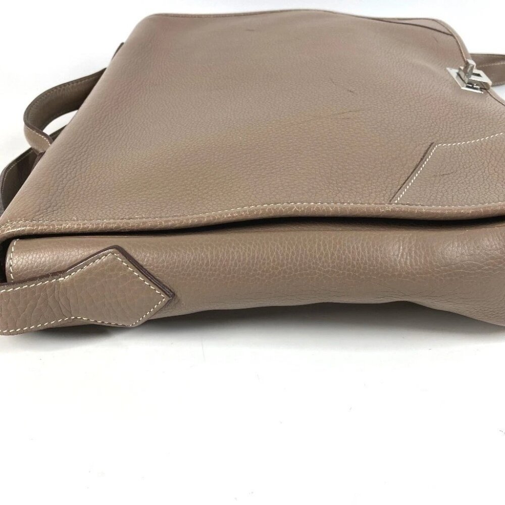 HERMES flap Victoria Messenger Bag 2WAY Bag Shoulder Bag Crossbody Hand Bag - Picture 2 of 14